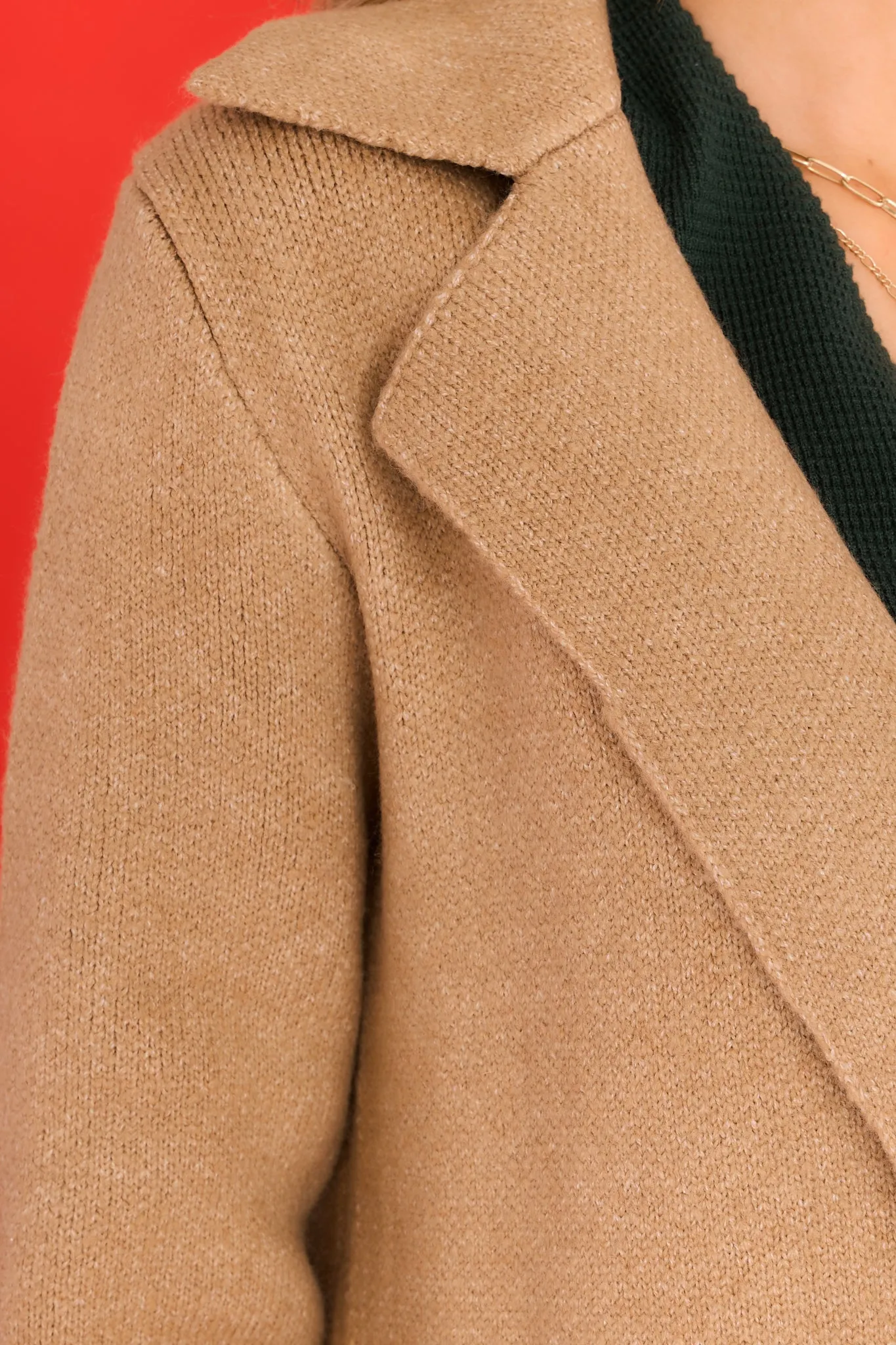 Stuck In Your Ways Tan Jacket