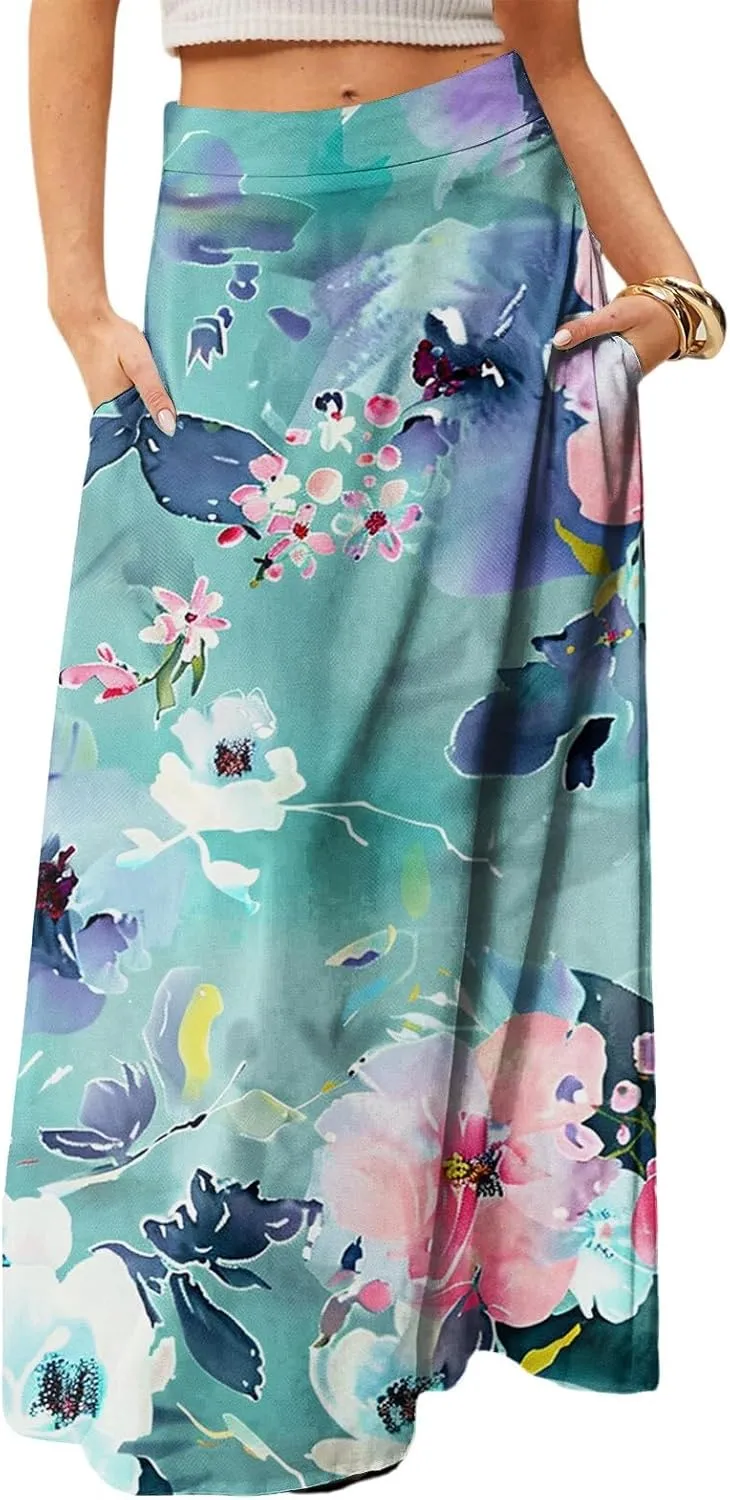 Summer Skirts for Women, Beach Elegantes Casual Boho Trendy Womens Skirts