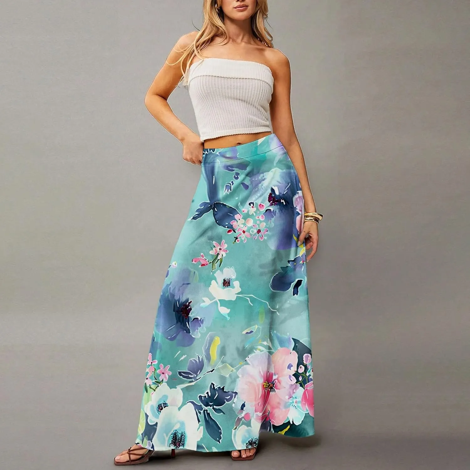 Summer Skirts for Women, Beach Elegantes Casual Boho Trendy Womens Skirts