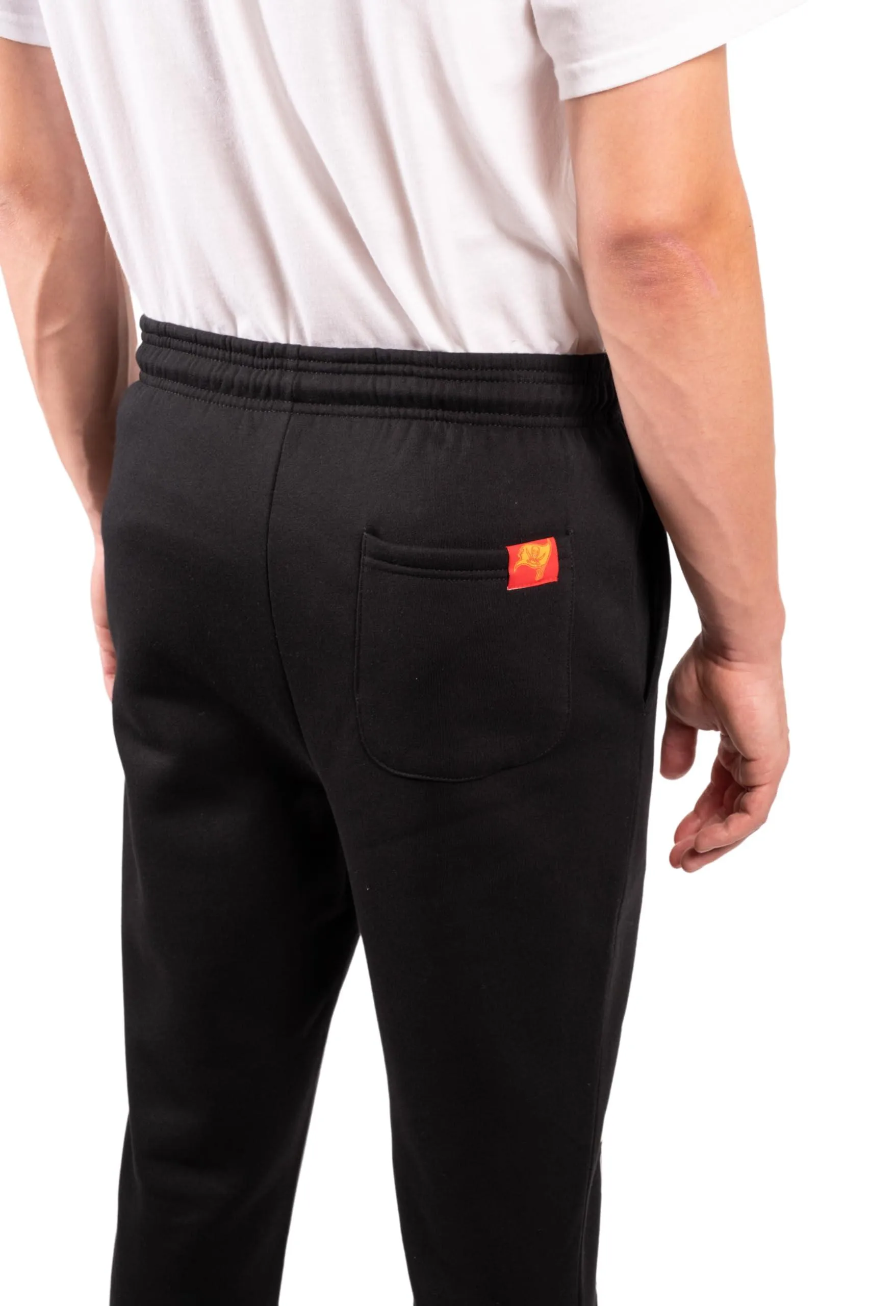 Ultra Game NFL Official Adults Super Soft Game Day Jogger Sweatpants - Unisex, Tampa Bay Buccaneers, Black|Tampa Bay Buccaneers