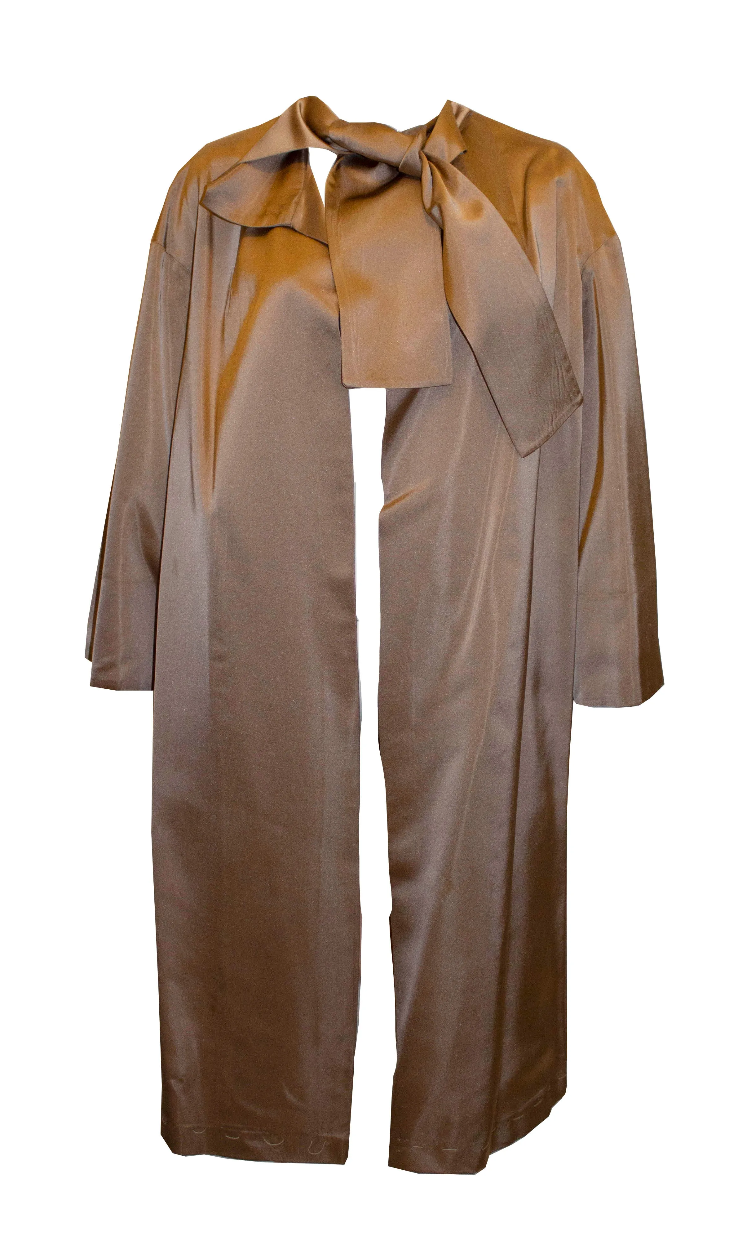 Vintage Doree Leventhal Satin Duster Coat