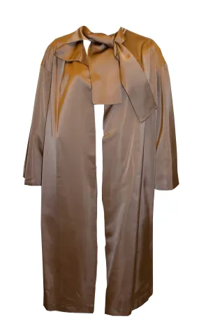 Vintage Doree Leventhal Satin Duster Coat