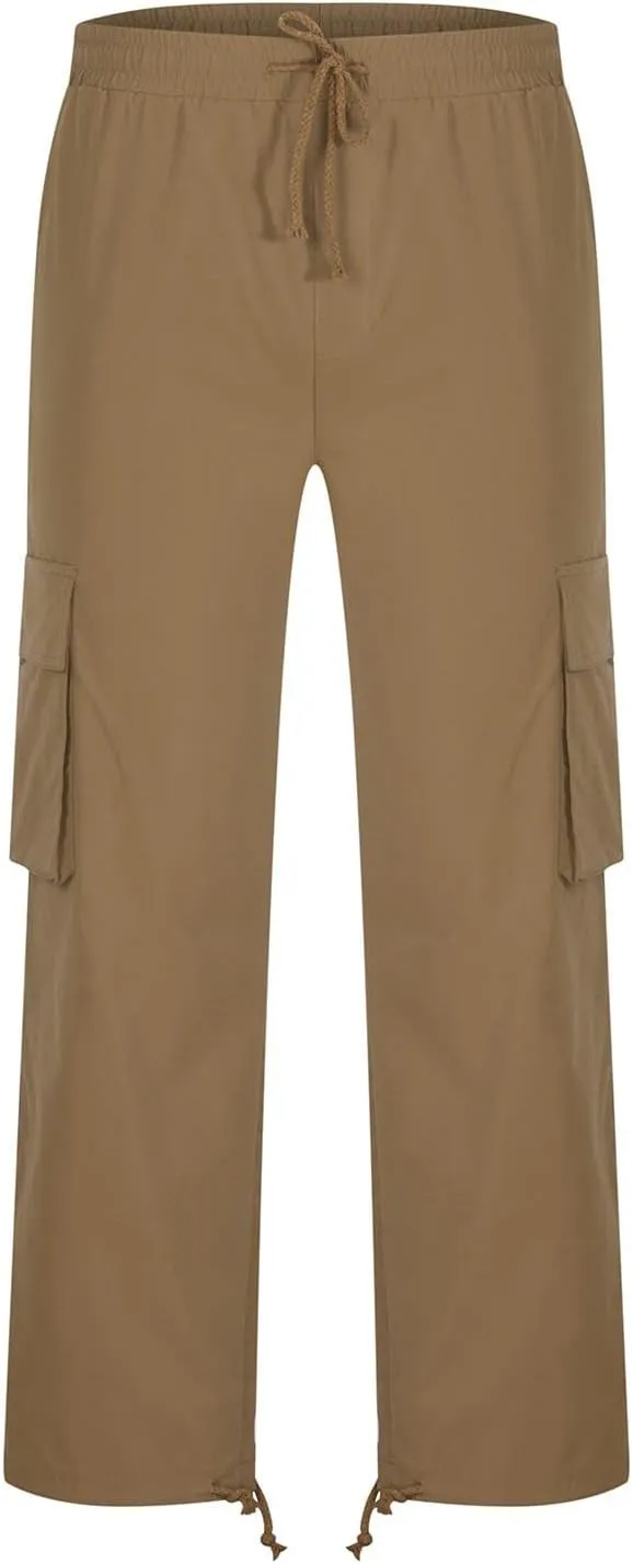 Work Pants for Men Construction Flex Ripstop Tactical Joggers Lightweight Hiking Cargo Trousers with Pockets