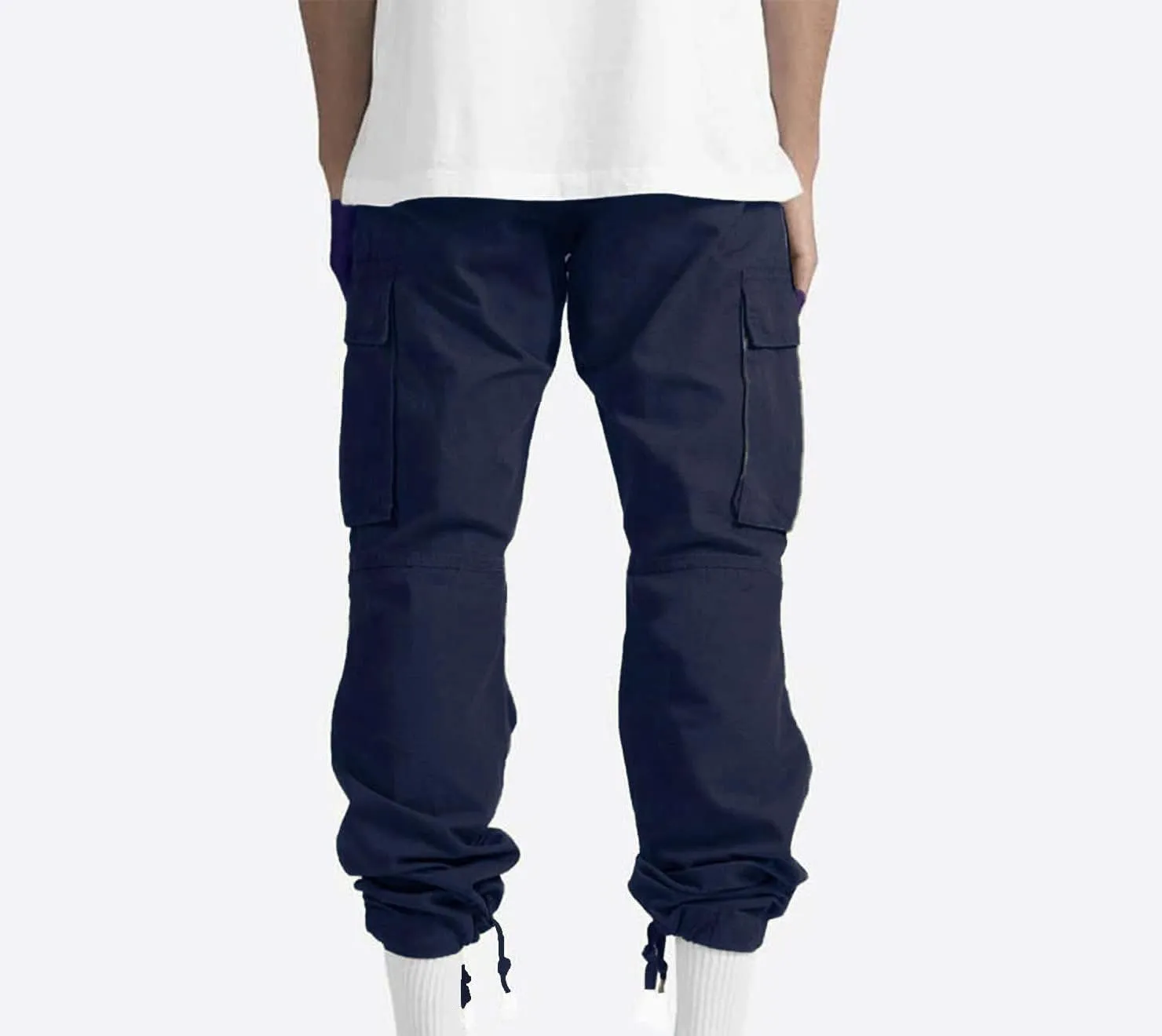 Work Pants for Men Construction Flex Ripstop Tactical Joggers Lightweight Hiking Cargo Trousers with Pockets