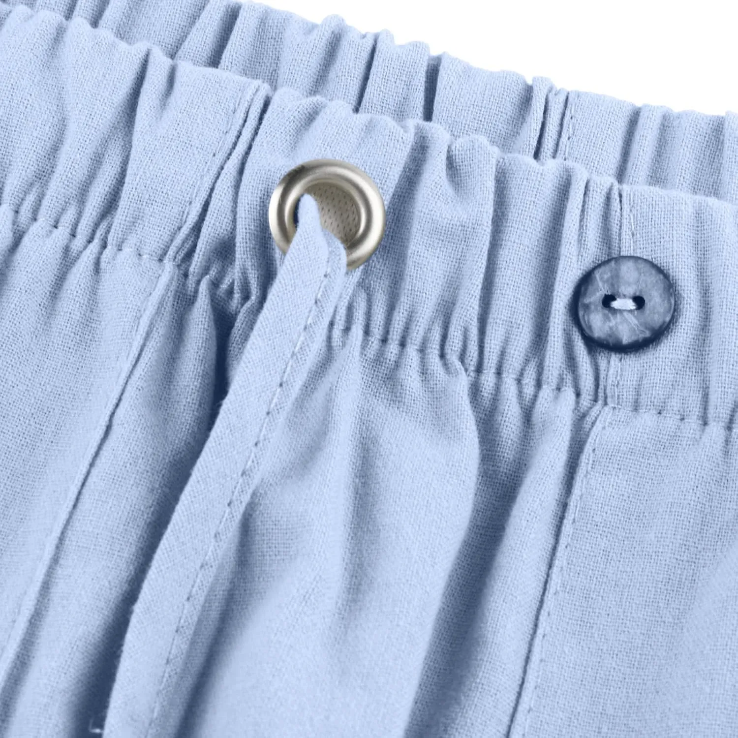 Ymosrh Man Pants for Men Clothing Natural Pants Contemporary Comfortable Quality Soft Pocket Color Trousers Joggers